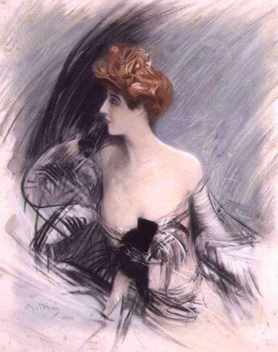 Portrait of Sarah Bernhardt by Giovanni Boldini